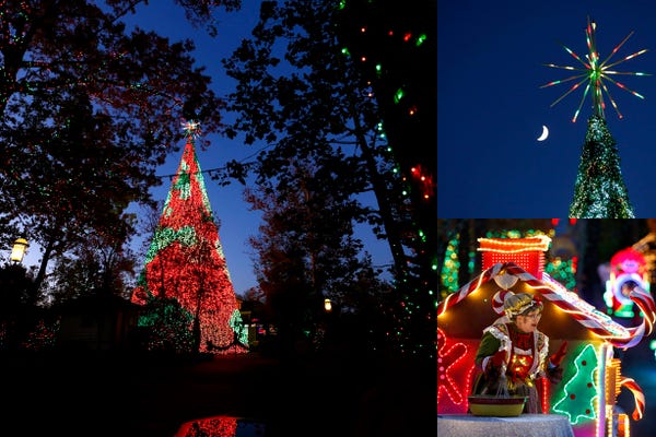 Nouveau bulbhead Arbre culier Christmas Tree light show SEALED